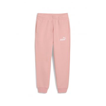 Pantaloni de trening din amestec de bumbac cu banda logo in talie