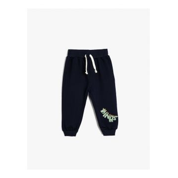 Pantaloni de trening din bumbac cu imprimeu