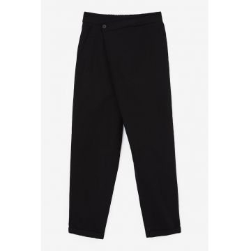 Pantaloni din amestec de in cu buzunare laterale