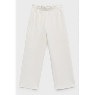 Pantaloni lejeri texturati