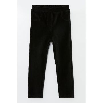 Pantaloni regular fit din amestec de bumbac