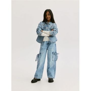 Reserved - GIRLS` JEANS TROUSERS - albastru