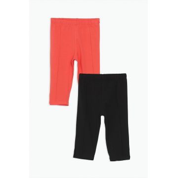 Set de colanti cu cusaturi frontale - 2 Perechi