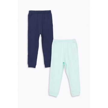 Set de pantaloni de trening cu talie elastica - 2 Piese