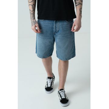 Bermude din denim cu 5 buzunare