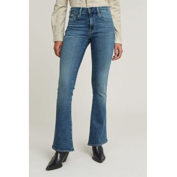 Blugi bootcut cu talie medie