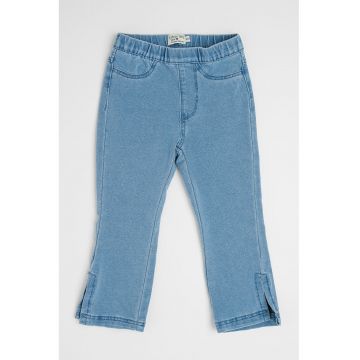 Blugi din amestec de bumbac cu talie elastica