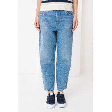 Blugi din denim cu talie medie