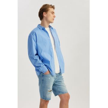 Blugi scurti cu croiala slim-fit