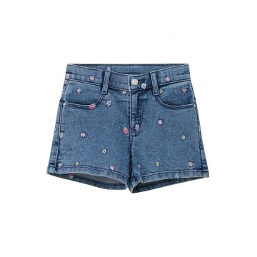 Blugi scurti de denim cu buzunare