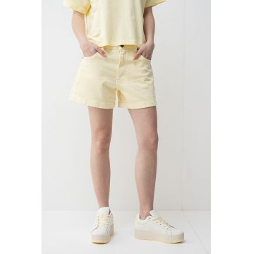 Blugi scurti mom fit