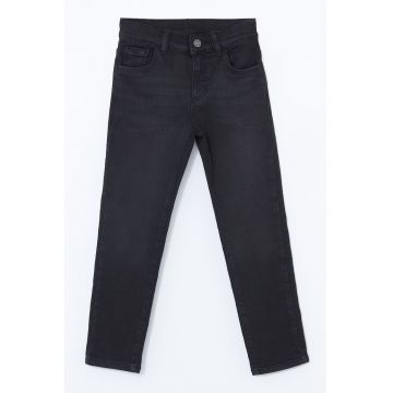 Blugi slim fit cu talie ajustabila
