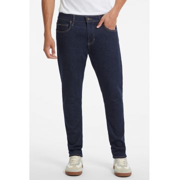 Blugi slim fit cu talie medie