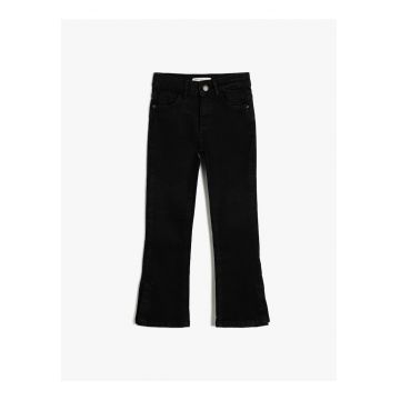 Blugi slim fit cu talie medie
