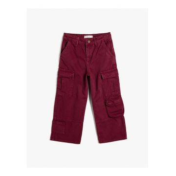 Pantaloni cargo cu croiala ampla