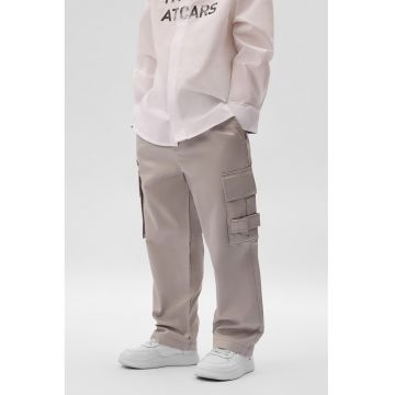 Pantaloni cargo cu croiala ampla