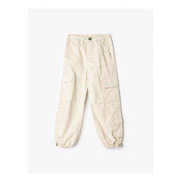 Pantaloni cargo cu terminatii elastice