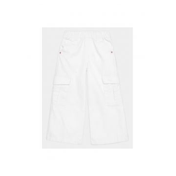 Pantaloni copii -  053955 - Alb - Bumbac -
