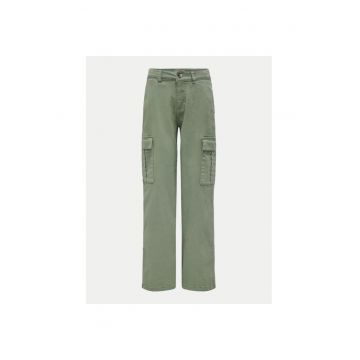 Pantaloni copii -  697128 - Verde - Bumbac -
