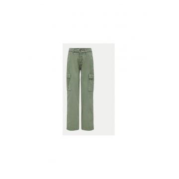 Pantaloni copii -  697128 - Verde - Bumbac -
