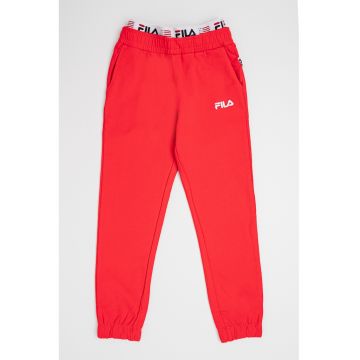 Pantaloni cu banda logo in talie