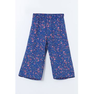 Pantaloni culotte cu imprimeu grafic