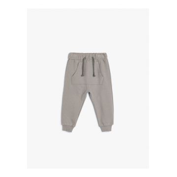 Pantaloni de trening cu buzunar kangaroo