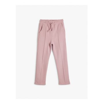 Pantaloni de trening cu snur de ajustare in talie
