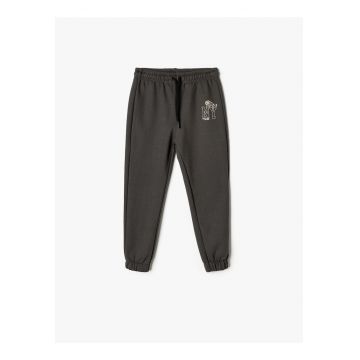 Pantaloni de trening cu snur de ajustare in talie