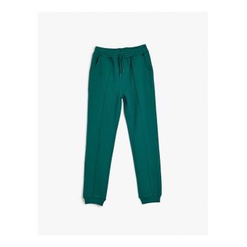 Pantaloni de trening din amestec de bumbac
