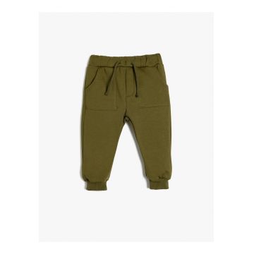 Pantaloni de trening din amestec de bumbac