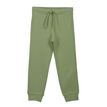 Pantaloni de trening din bumbac cu buzunar pe partea din spate