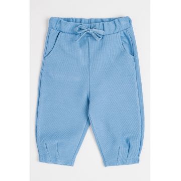 Pantaloni de trening din bumbac cu snur