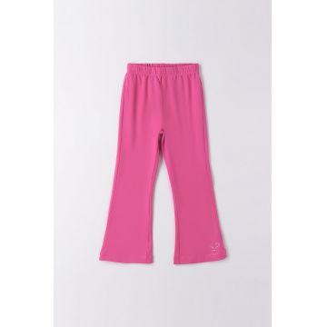 Pantaloni de trening evazati cu talie elastica