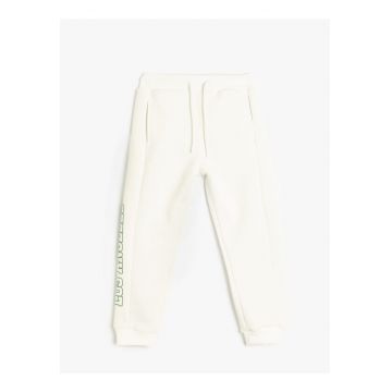 Pantaloni de trening relaxed fit cu talie ajustabila