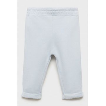 Pantaloni din bumbac cu talie elastica