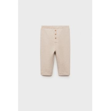Pantaloni drepti cu nasturi decorativi