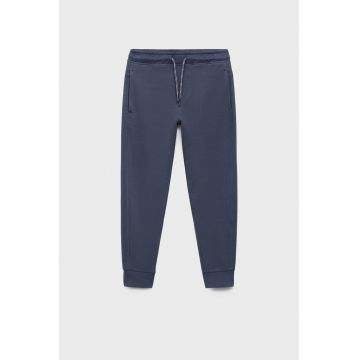 Pantaloni jogger uni cu snur