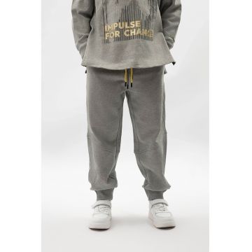 Pantaloni relaxed fit de trening cu buzunare oblice