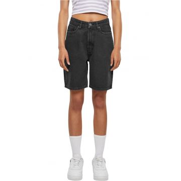 Pantaloni scurti din denim cu talie inalta