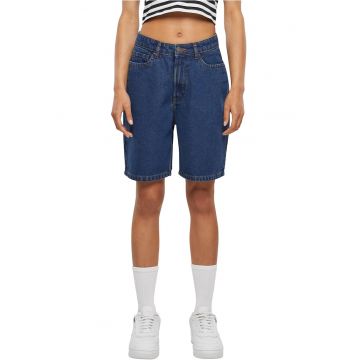 Pantaloni scurti din denim cu talie inalta