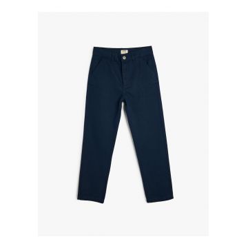 Pantaloni uni chino