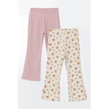 Set de colanti evazati cu imprrimeu - 2 Perechi