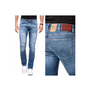 Blugi barbati -  247-137 - Larston - Bumbac - Lungi - Barbati - Slim fit - W30-L34 US - Albastru