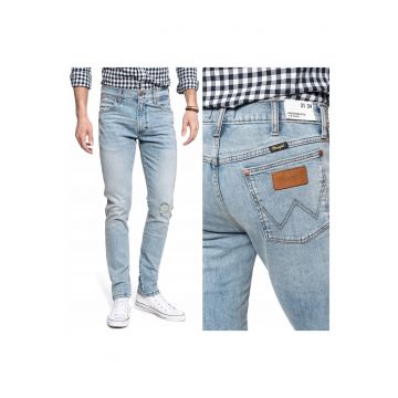 Blugi barbati -  35614-138 - Larston - Bumbac - Lungi - Barbati - Slim fit - W31-L34 US - Albastru