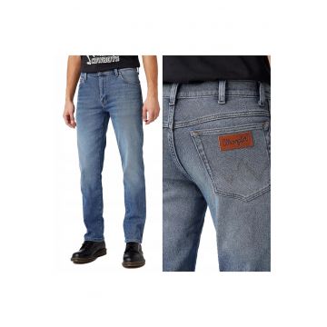 Blugi barbati -  Bumbac - Lungi - Regular fit - W33-L32 US - Albastru