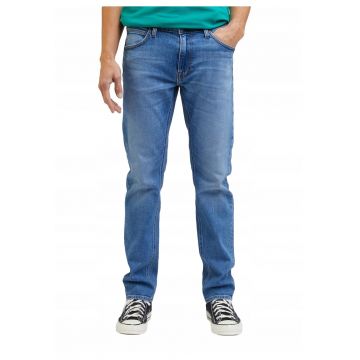 Blugi barbati Daren Zip Fly cu croiala Dreapta si talie medie albastru deschis 53291
