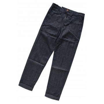 Blugi barbati -  RELAXED CHINO - W32-L32 US - Bumbac - Lungi - Conica - Simplu - 5 buzunare - Albastru