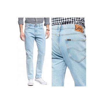 Blugi barbati -  Ss21 - Bumbac - Lungi - Barbati - Regular fit - W32-L32 US - Albastru