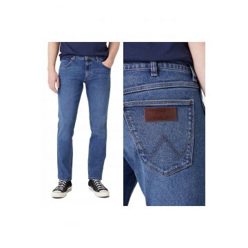 Blugi barbati -  W15Qkp59U - Bumbac - Lungi - Barbati - Regular fit - W38-L32 US - Albastru